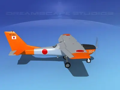 Cessna T-41 Mescalero Japanese AF 3D model