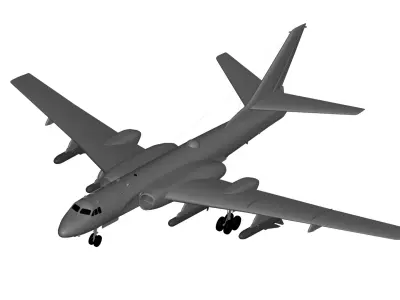 Xian H-6 3D model