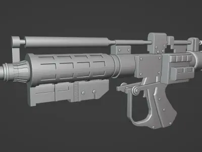 E5 Blaster 3D model