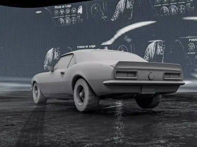 Chevrolet Camaro SS 1967 3D Printable Car Model RoZ 3D print model