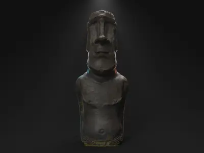 Moai statue - Easter Island statue 3D model