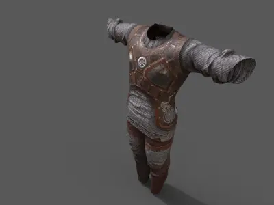  Steampunk skin 11 Low-poly 3D model
