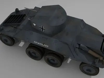 Steyr Adgz Spahwagen M35 3D model