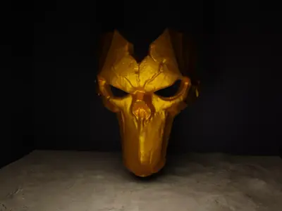 Skull Death Head Mask - Epic Skull Face Mask  3D print model