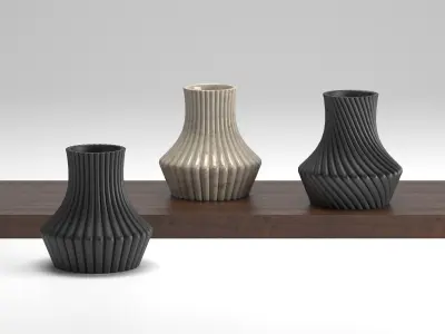 Vases modern 3D print model Free 3D print model