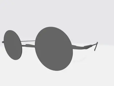 glasses pair of sunglasses 3D model