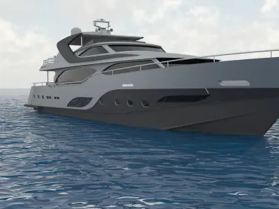 Yacht 32meter 3D model