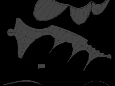 Karambit 3D Model bat knife 3D model