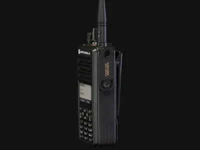 Motorola DP 4801 Radio Low-poly 3D model