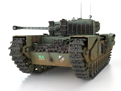 Churchill MK IV - Syke 3D model