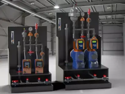 ProMinent ProSIP SF Model only dual pump pre engineered systems 3D model