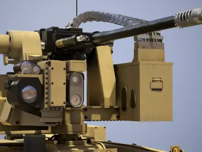 M230LF machine gun 3D model