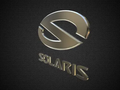 solaris logo 3D model