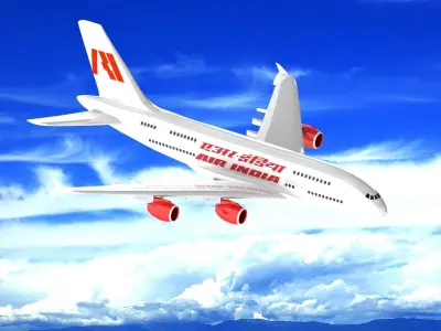 Air bus a380 3D model