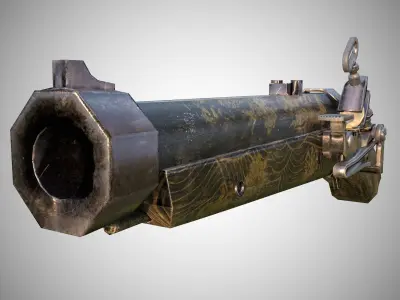 Ashina Isshin Gun Free 3D model