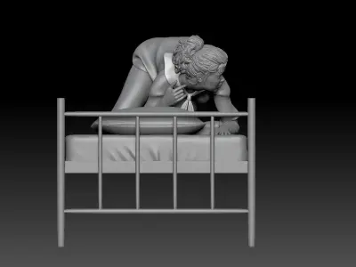 WAKE UP SOLDIER NAVY GIRLS 1 3D print model