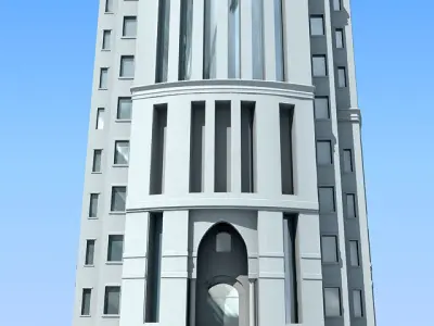 City Tower Building 77 3D model