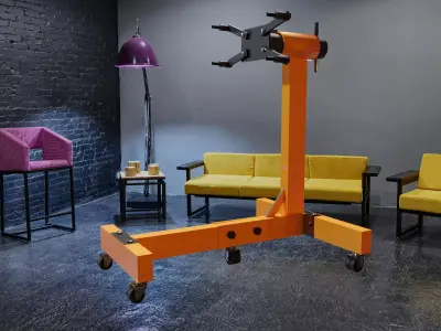 Engine Stand Free 3D model