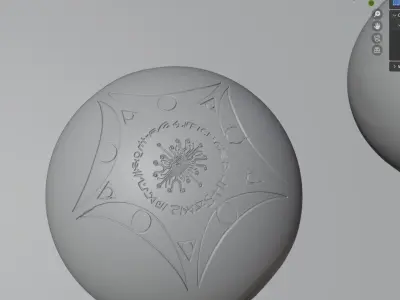 Buga Sphere represented Accurately 3D model