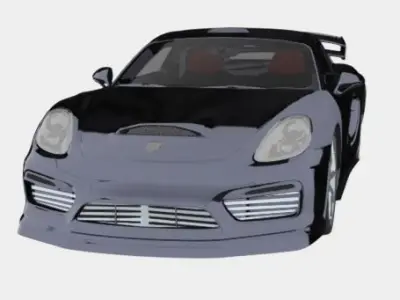 Porsche Cayman GT4 Free 3D model