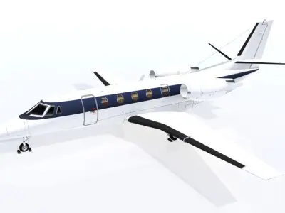 Citation Excel XLS Low Poly 6 livery Low-poly 3D model