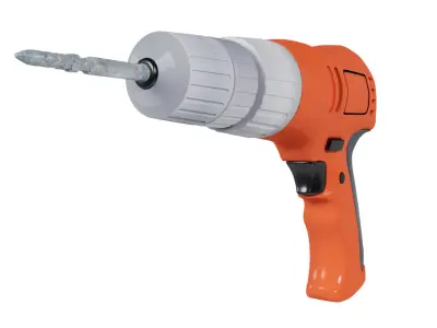 DRILL MACHINE Free low-poly 3D model