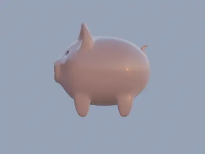 Piggy Bank 3D model