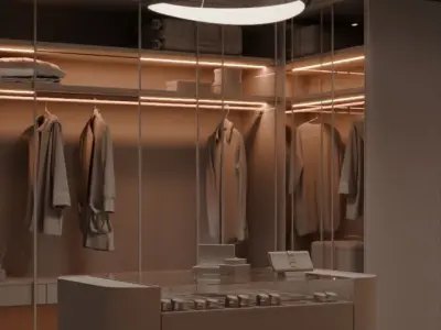 Dressing Room 3D model