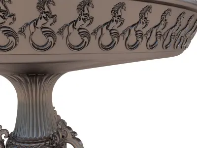 Erskine Memorial Fountain 3D model