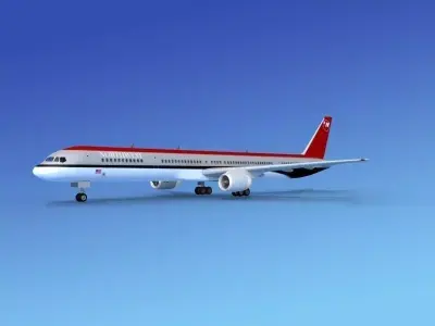 Boeing 757-300 Northwest Airlines 1 3D model