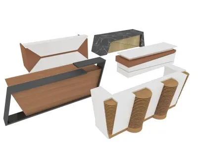 RECEPTIONS 3DS MAX 2015 5 MODEL 3D model