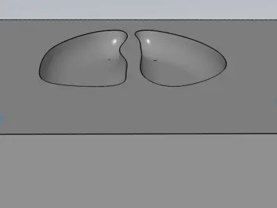 MakeIT Elk Feet Print Mold With Top Frame 3D model