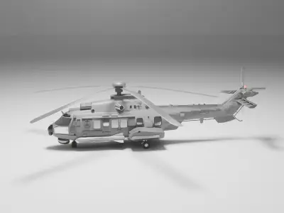 Helicopter H225M 3D print model