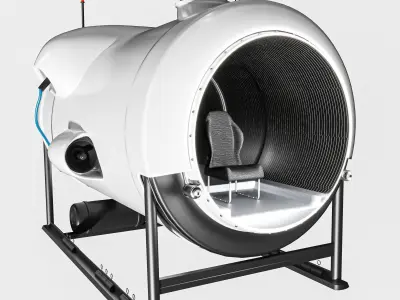 Ocean Gate Submarine Low-poly 3D model