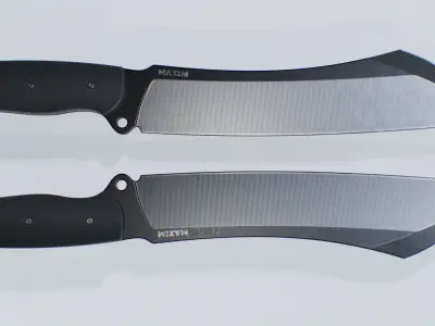 Knife-Combat Low-poly 3D model