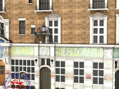 English Pub 3D model