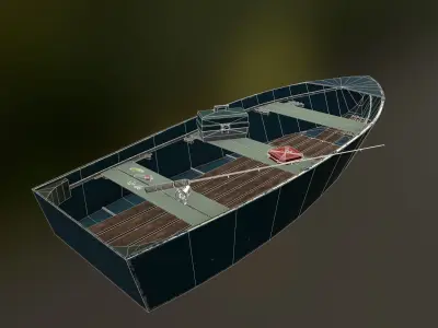 Fishing Gear Pack PBR Low-poly 3D model