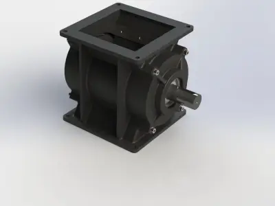 Airlock valve 3D model