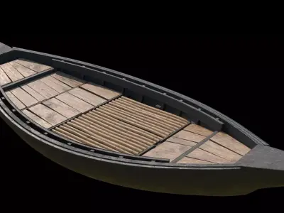 Bangladeshi Nouka Boat High Quality 3D model