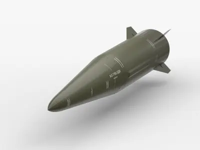 Kinzhal Kh 47M2 Low-poly 3D model