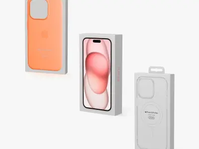 Apple iPhone 15 Packaging Collection(1) 3D model