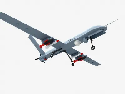 PLA CH-4 UAV 3D model