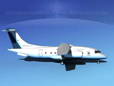 Dornier 328Jet Houston Air Transport 3D model