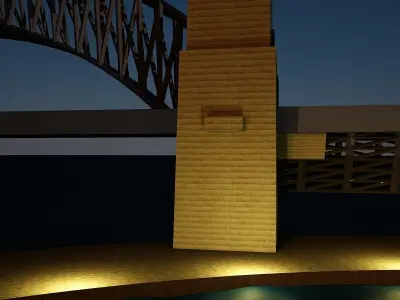 Sydney Harbour Bridge Model 3D model