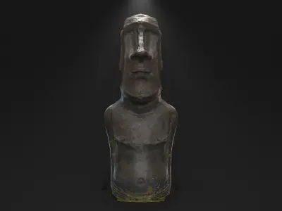 Moai statue - Easter Island statue 3D model