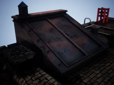 Industrial Props 14 Assets Low-poly 3D model