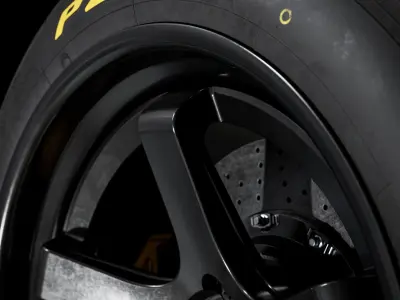 Pirelli DH Slick Circuit 325 705 R19 3D model