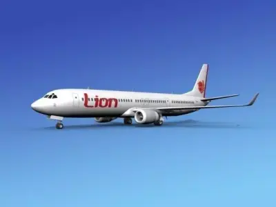 Boeing 737-900ER Lion 2 3D model