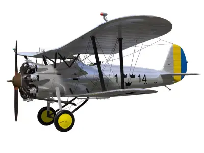 Bristol Bulldog Mk-II 3D model