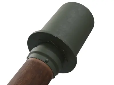 Stick Grenade Low-poly 3D model